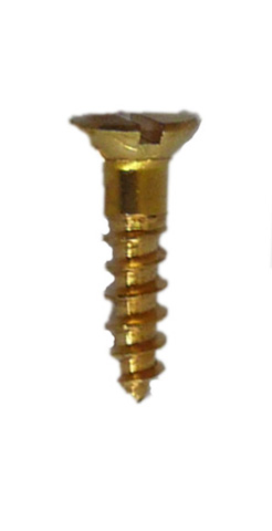 Brass C/Sunk Screws 7mm x 2g x 200 - Click Image to Close