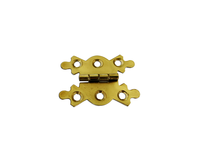 Brass Fancy Butterfly Hinge - Click Image to Close